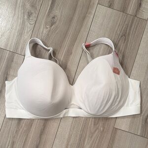 Cacique White Full-Coverage Bra